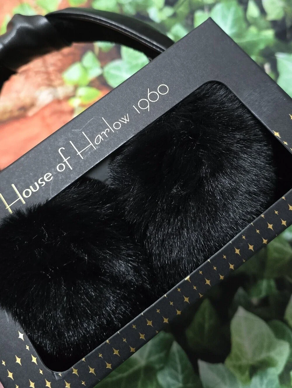 House Of Harlow 1960 Faux Fur Ear Muffs With Adjustable Knotted Vegan Headband
